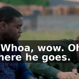 - Whoa, wow. Oh, there he goes.