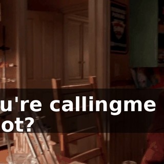 You're callingme an idiot?