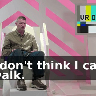 I don't think I can walk.