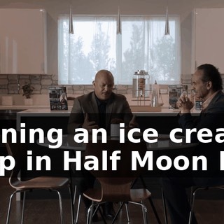 opening an ice cream shop in Half Moon Bay.