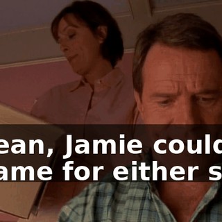 I mean, Jamie could be a name for either sex.