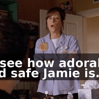to see how adorable and safe Jamie is.