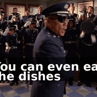 ♪ You can even eat the dishes ♪