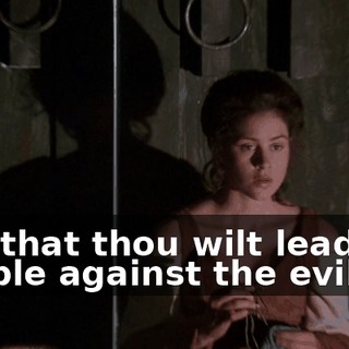 and that thou wilt lead our people against the evil.