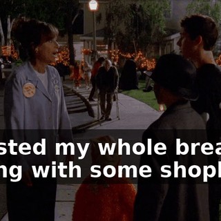 I wasted my whole break sitting with some shoplifter
