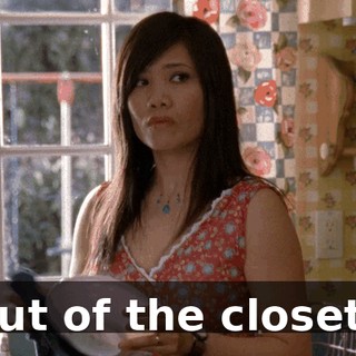 out of the closet?