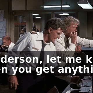Gunderson, let me know when you get anything.