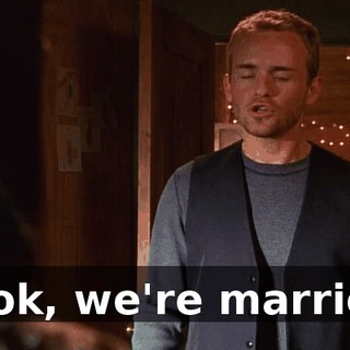Look, we're married.