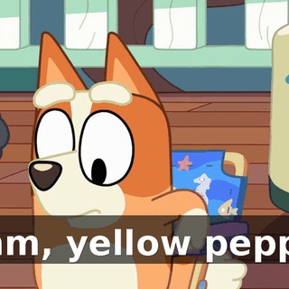 Hmm, yellow pepper.