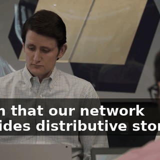given that our network provides distributive storage.