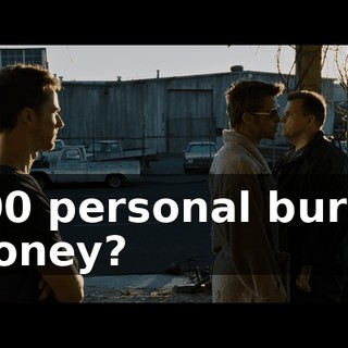 $300 personal burial money?