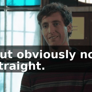 but obviously not straight.