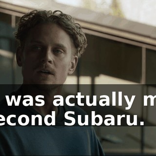 It was actually my second Subaru.