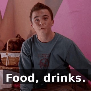 Food, drinks.