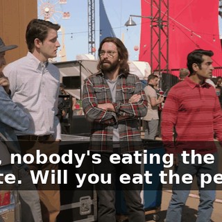 Guys, nobody's eating the peyote. Will you eat the peyote,