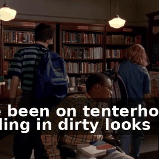 ♪ I've been on tenterhooks Ending in dirty looks ♪