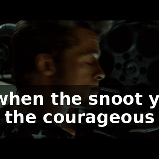 So when the snoot y cat and the courageous dog
