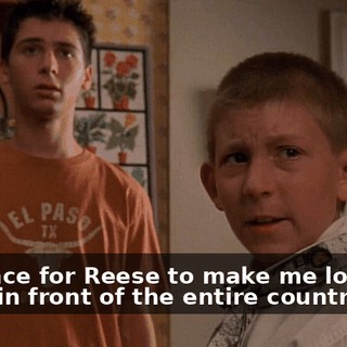 A chance for Reese to make me look like a jerk in front of the entire country.