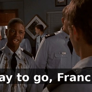 Way to go, Francis.