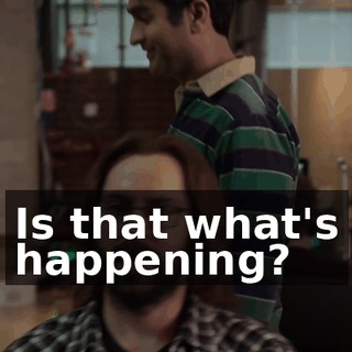 Is that what's happening?