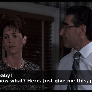 - Ooh, baby! - You know what? Here. Just give me this, please...