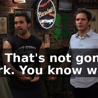 No. That's not gonna work. You know why?