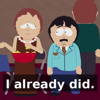 I already did.