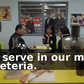we serve in our main cafeteria.