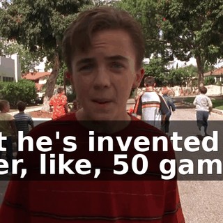 but he's invented over, like, 50 games.