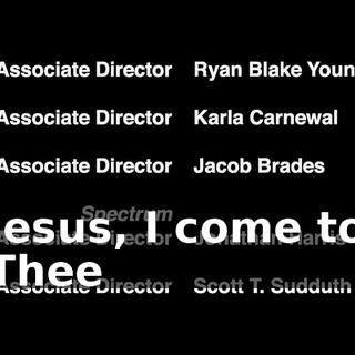 ♪ Jesus, I come to Thee ♪