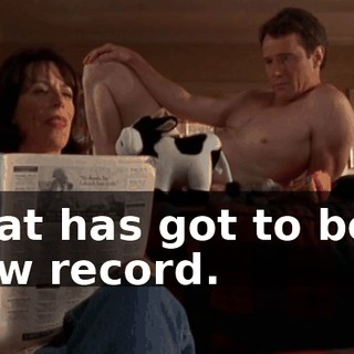 That has got to be a new record.