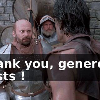 Thank you, generous hosts !