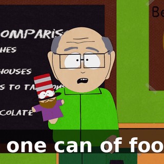 in one can of food.