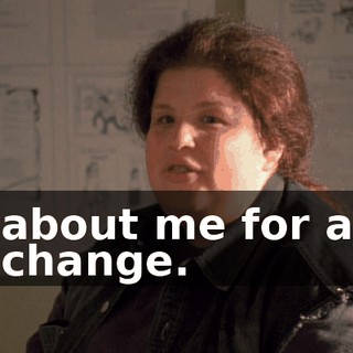 about me for a change.