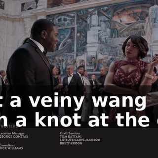 Just a veiny wang with a knot at the end