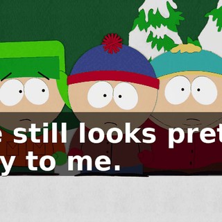He still looks pretty gay to me.