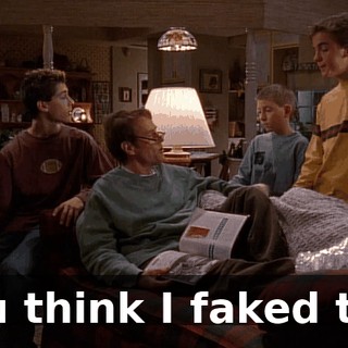 You think I faked this