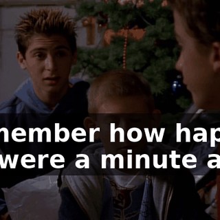 Remember how happy we were a minute ago?