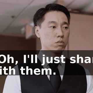 - Oh, I'll just share with them.