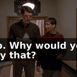 No. Why would you say that?