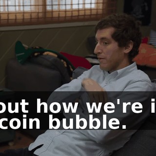 about how we're in a Bitcoin bubble.