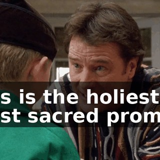 This is the holiest, most sacred promise