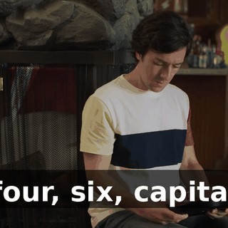 A, four, six, capital G,