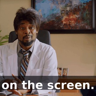 on the screen.