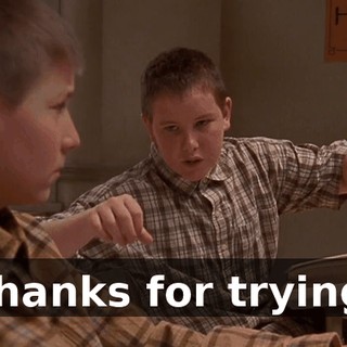 Thanks for trying.