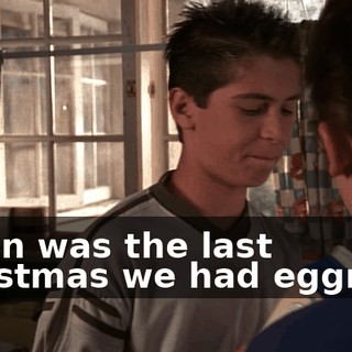 When was the last Christmas we had eggnog?