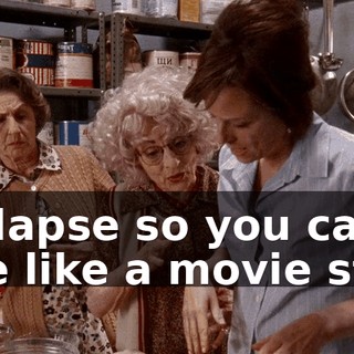 collapse so you can live like a movie star.