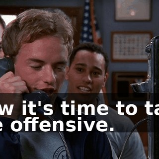 Now it's time to take the offensive.
