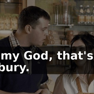 Oh, my God, that's Ms. Norbury.