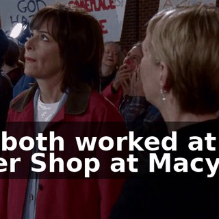 We both worked at the Tiger Shop at Macy's.